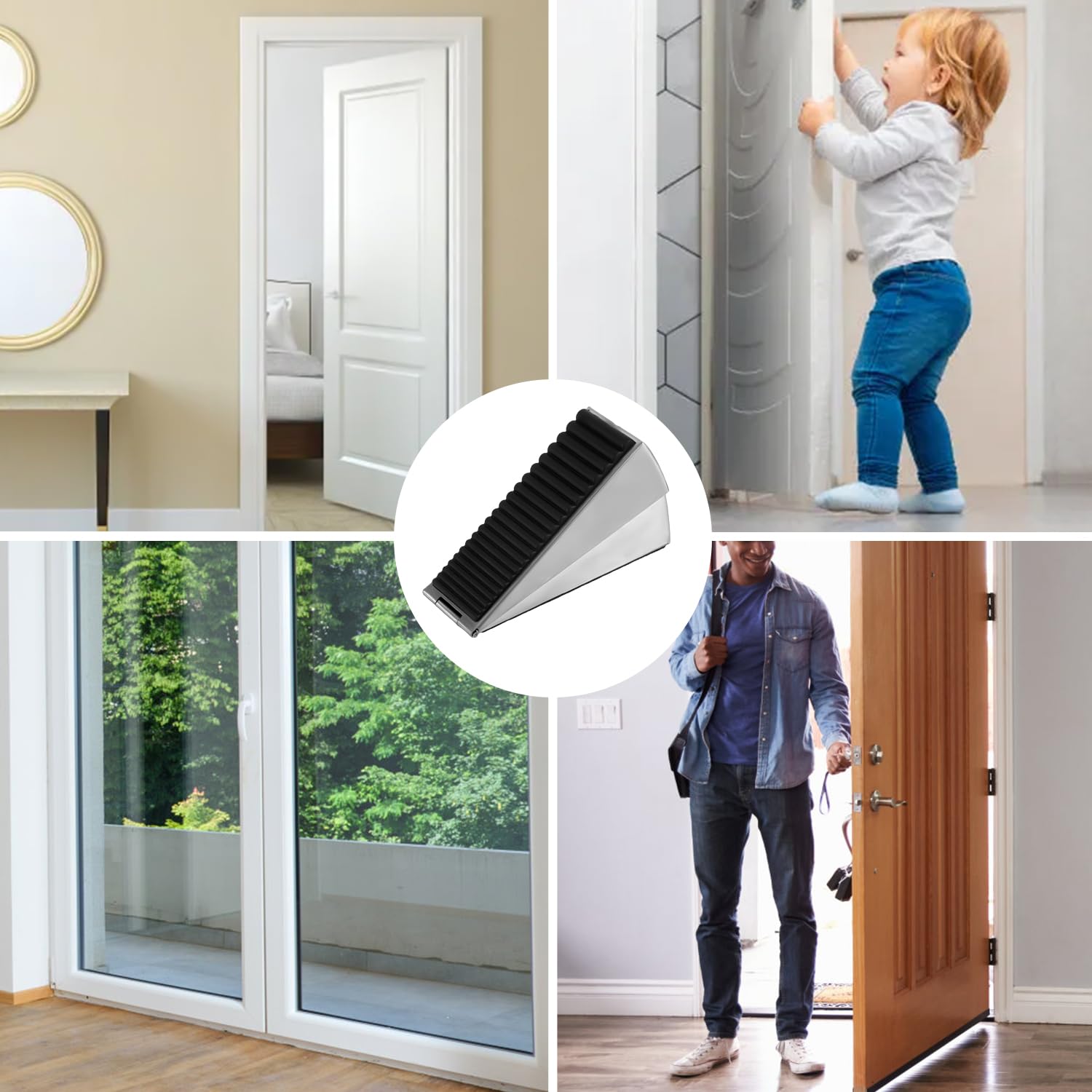 3 Inch Door Stoppers For Bottom Of Door,Strongest Large Door Stopper