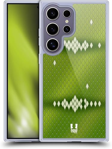 Miniatura 8 de Head Case Designs Funda de gel suave con diseño de serpiente pitón birmana compatible con Samsung Galaxy S25 Ultra Pitón birmano,Ball Python,verde