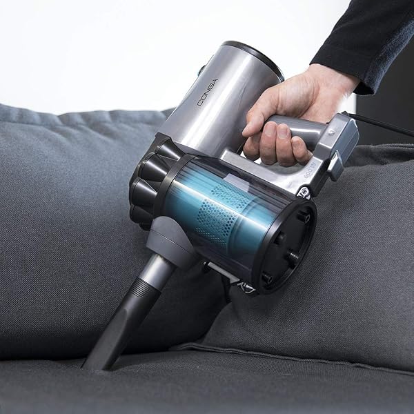 Cecotec Aspirador Vertical Conga Thunderbrush 560. 2 en 1, 600 W, Tecnología ciclónica, Filtro de Alta eficiencia, Radio de acción 6 Metros, Incluye 2 Accesorios - 4