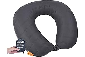 TREKOLOGY Inflatable Neck Pillow for Airplane Travel