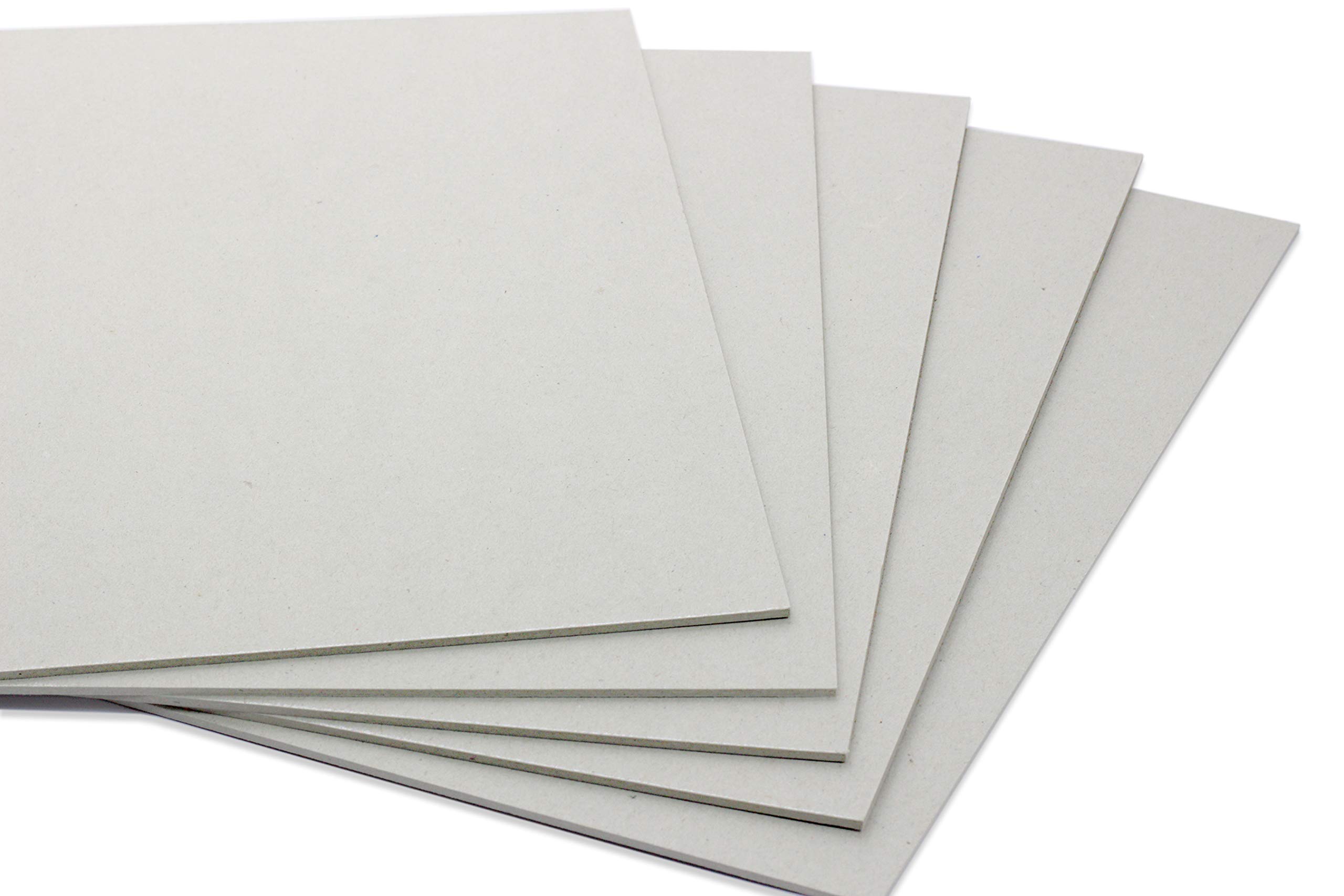 SHUESS 50 Fogli A4 In Cartoncino Grigio | 1,5 Mm Di Spessore | 29,7x21 Cm | Per Modellismo E Cornici