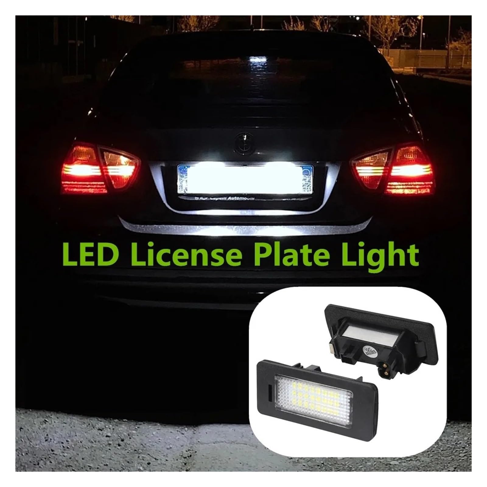 Luces De Matrícula Coche Para BMW E91 E60 E61 E71 E72 Para X6 Para X5 E70 E39 Para M5 E82 E90 Para M3 E46 Bombillas LED Luz Matrícula Coche Sin Errores
