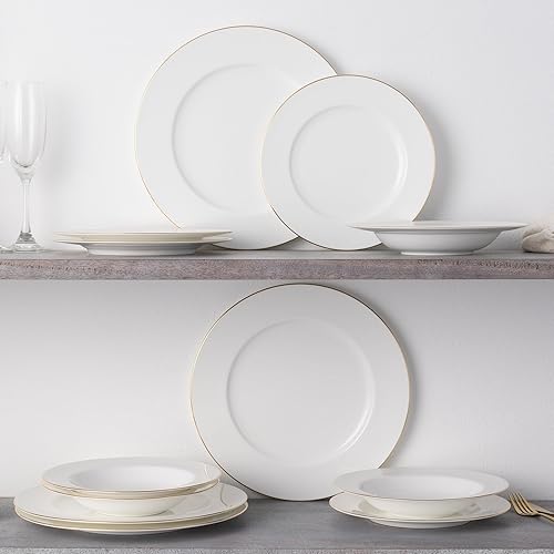 Miniatura 9 de Noritake Accompanist - Juego de vajilla de 12 piezas, servicio para 4 personas