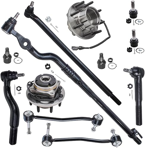 Miniatura 119 de Detroit Axle - Kit de cubos de rodamiento de rueda delantera de 6 piezas para Dodge Dart 2013-2016, Chrysler 200 2015-2017, 2 cojinetes de rueda