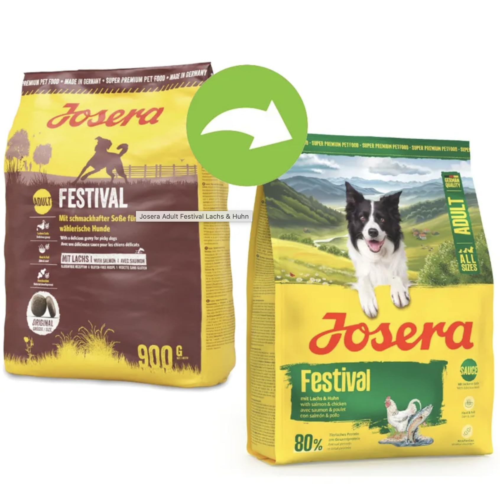 Josera Festival 2 x 12,5 kg Paquete ahorro de Pienso para Perros, Comida Seca