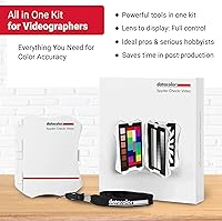 Vista 5 de Datacolor Spyder Checkr Video - Herramienta de color de video con tarjeta de patrón de color pendiente de patente que aprovecha cómo se procesa