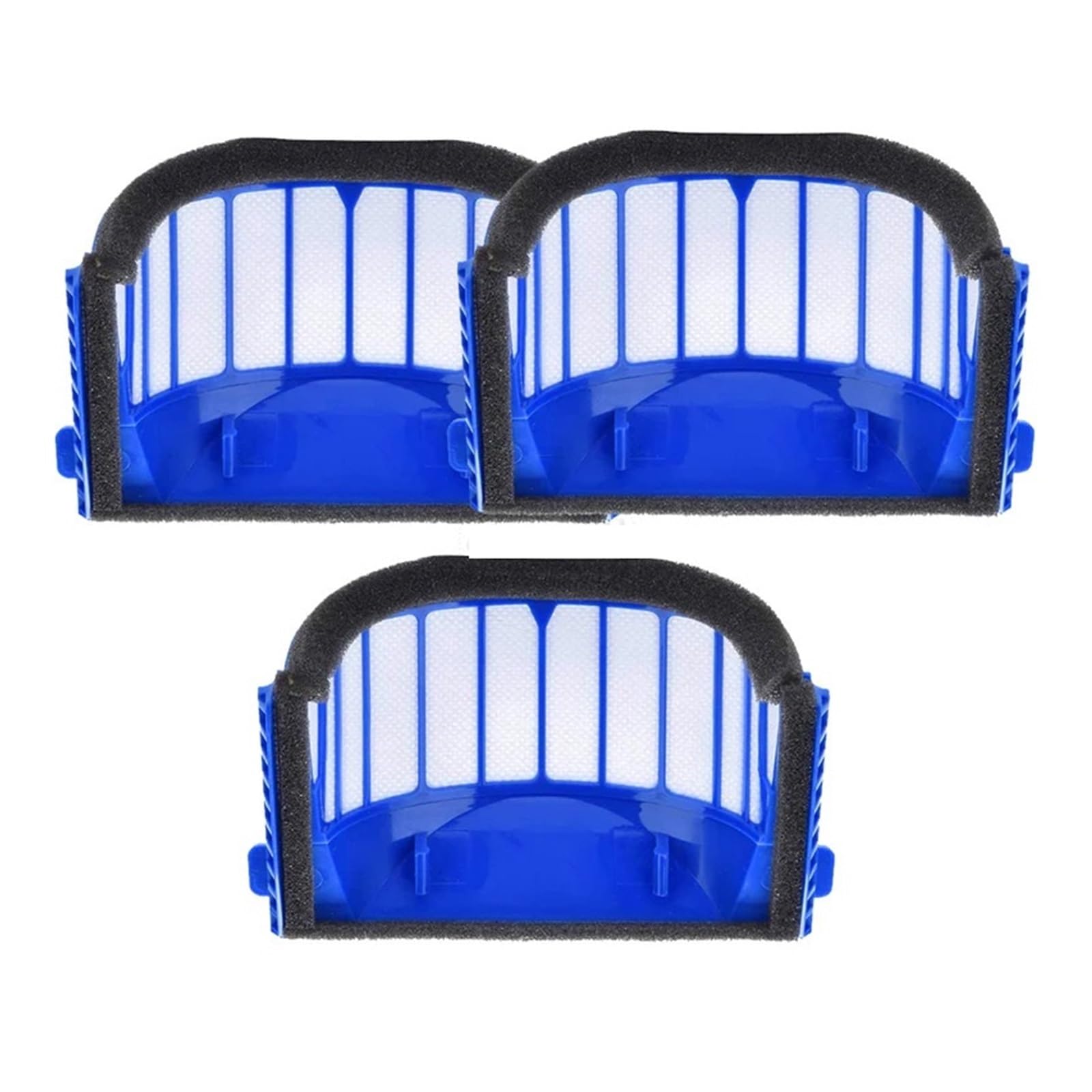 Accesorios for aspiradoras, repuestos, compatibles con Roomba, Serie 675, 650, 690, 600, Kit de Repuesto for Limpiador, Cepillo Lateral de cerdas, Filtro HEPA(SET3)