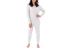 Fruit of the Loom Adult Premium Purple Waffle Onesie