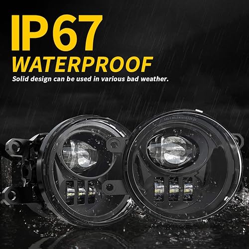 Miniatura 4 de Z-OFFROAD Nuevas luces antiniebla LED para Tacoma 2014-2022 4Runner 2014-2022 4Runner 2014-2019 Tundra Truck Driving Lamps Reemplazo con soporte,