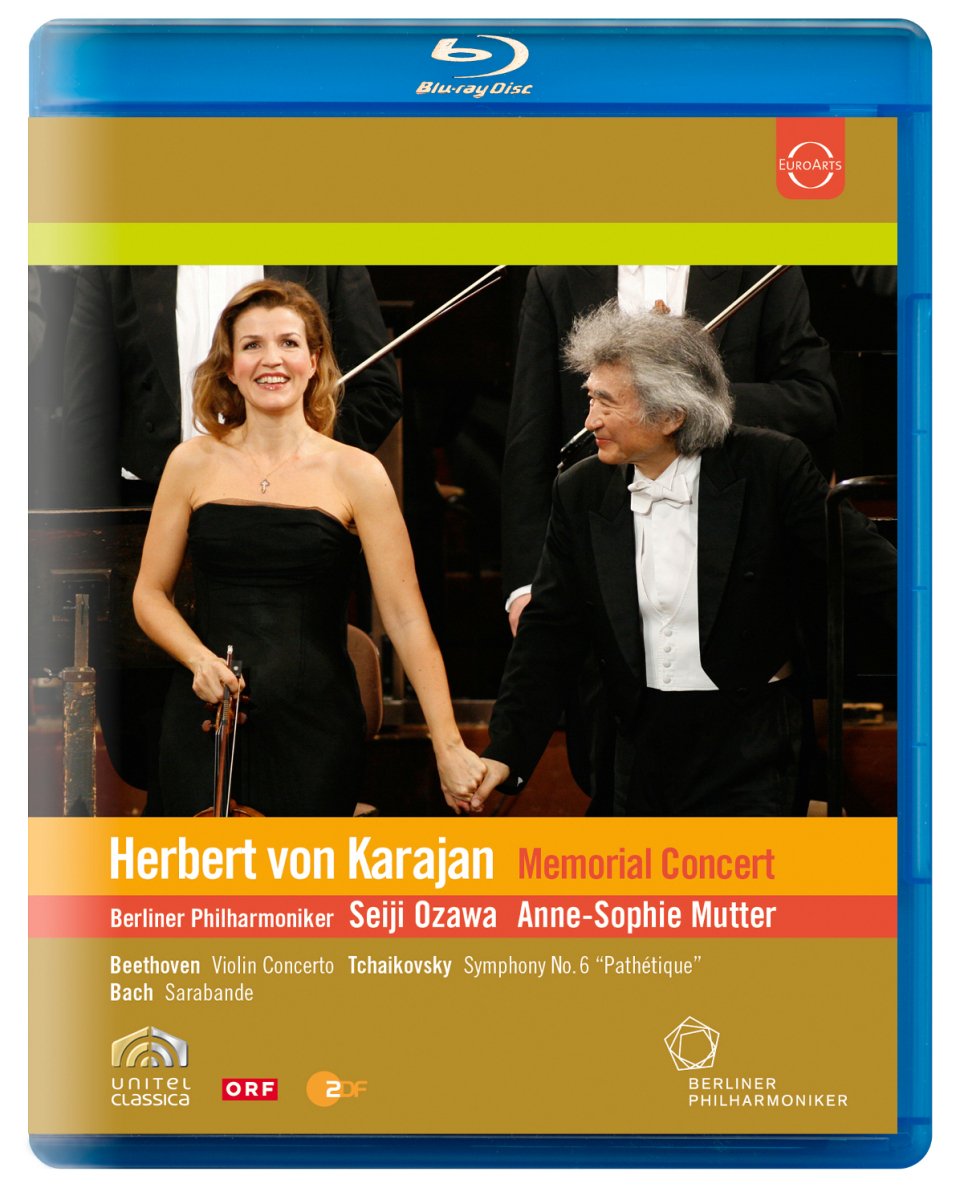 Herbert von Karajan Memorial Concert Berliner Philharmoniker Ozawa Mutter Booklet