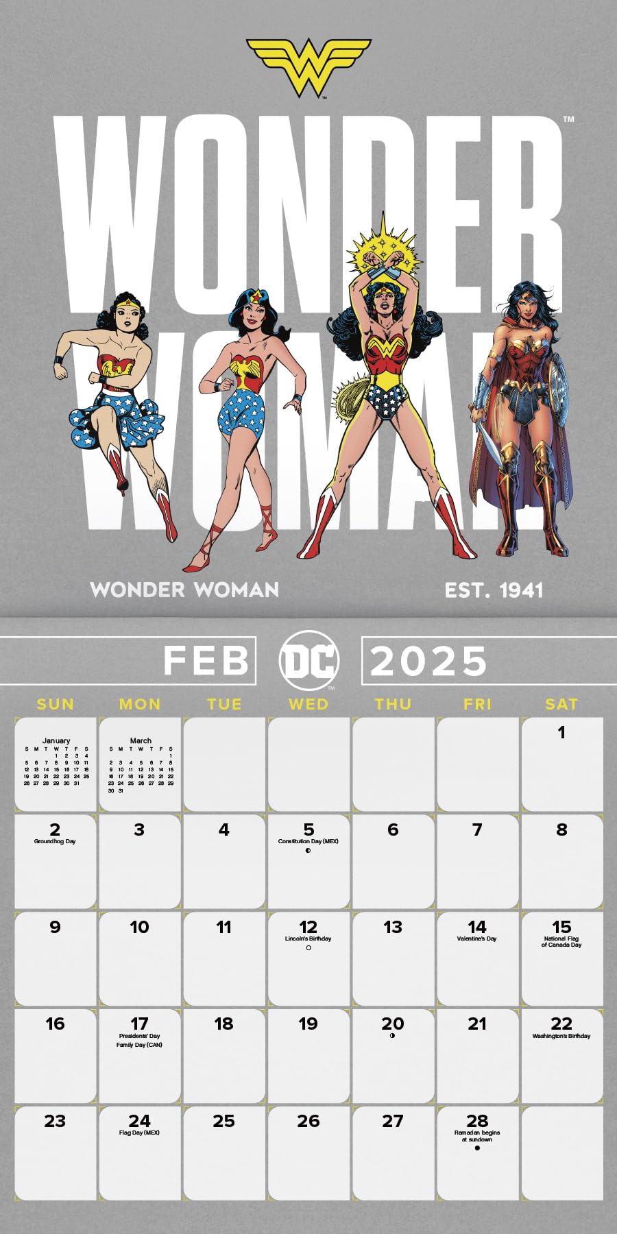 Amazon.com: Justice League Calendar 2025 - Deluxe 2025 DC Comics Collector's Edition Wall Calendar Bundle with Decals and Over 100 Calendar Stickers (Superman Wonder Woman Batman Gifts, Office Supplies) : Office Products amazon-com-justice-league-calendar-2025-deluxe-2025-dc-comics-collector-s-edition-wall-calendar-bundle-with-decals-and-over-100-calendar-stickers-superman-wonder-woman-batman-gifts-office-supplies-office-products