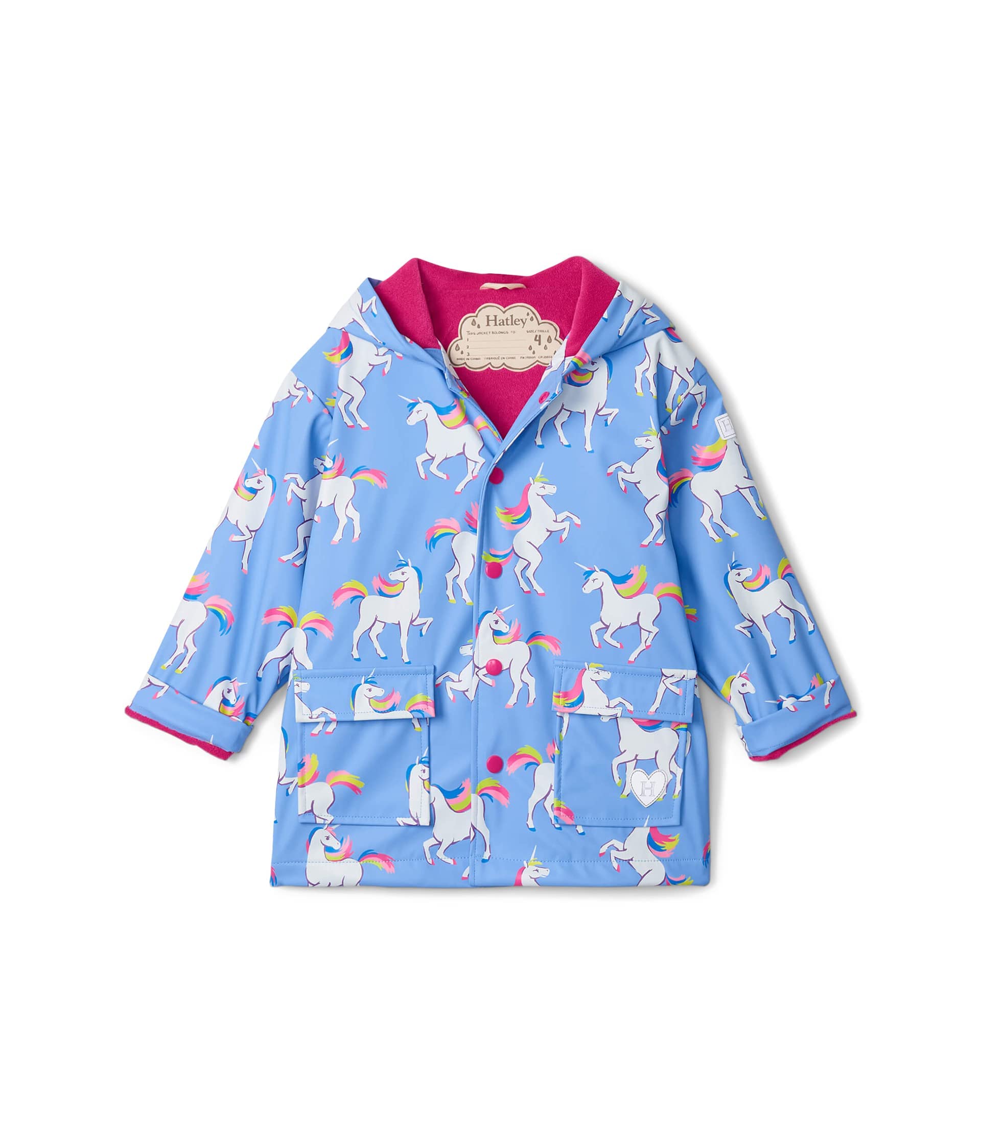 Hatley Girl's Printed Raincoat Raincoat — view 16