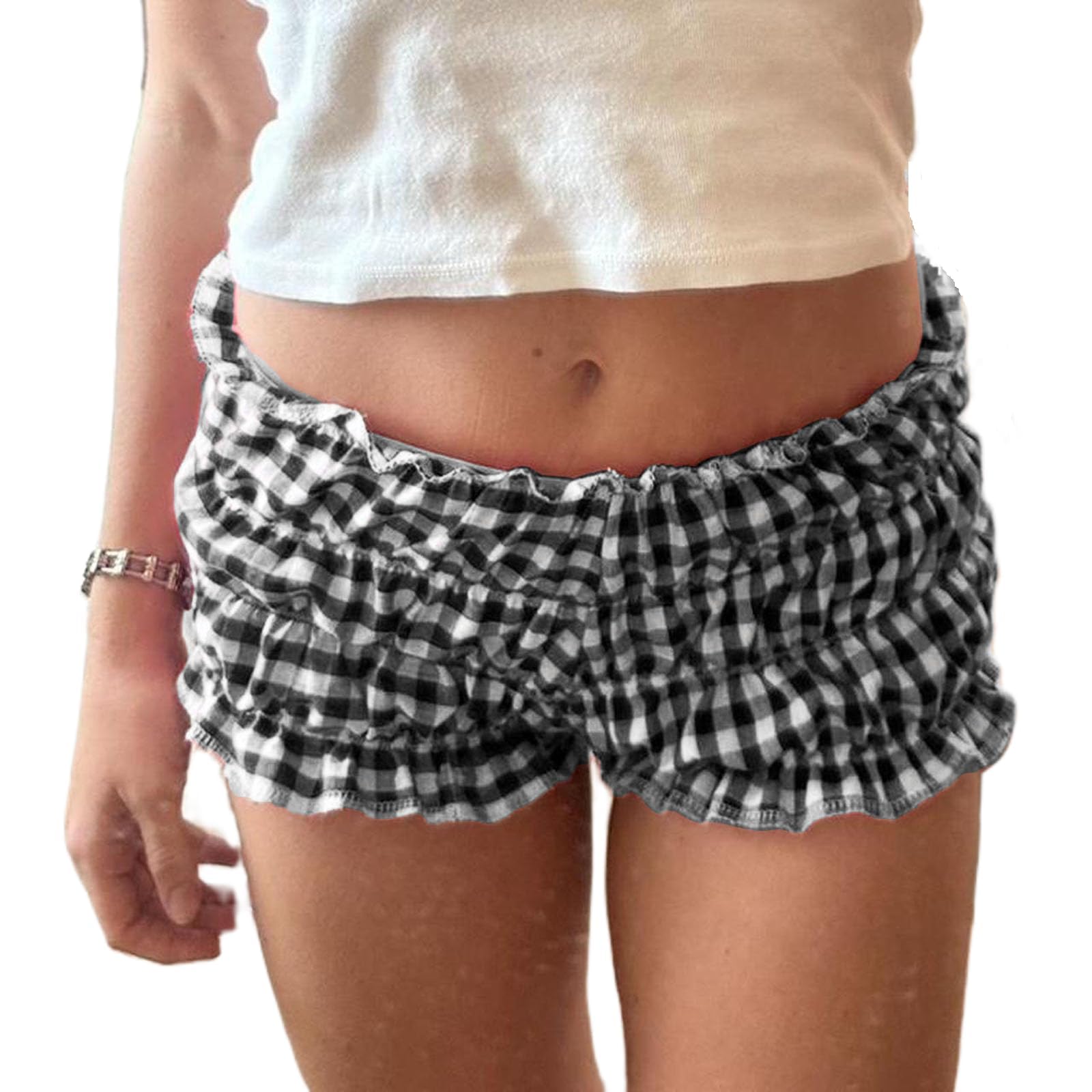 Usweetie Women Ruffle Bloomer Shorts