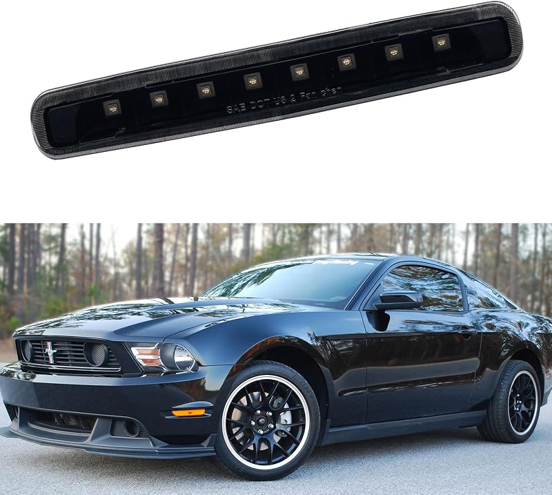 Luz de freio central elevada LED Cxdar para Ford Mustang 2005–2009 – Preta
