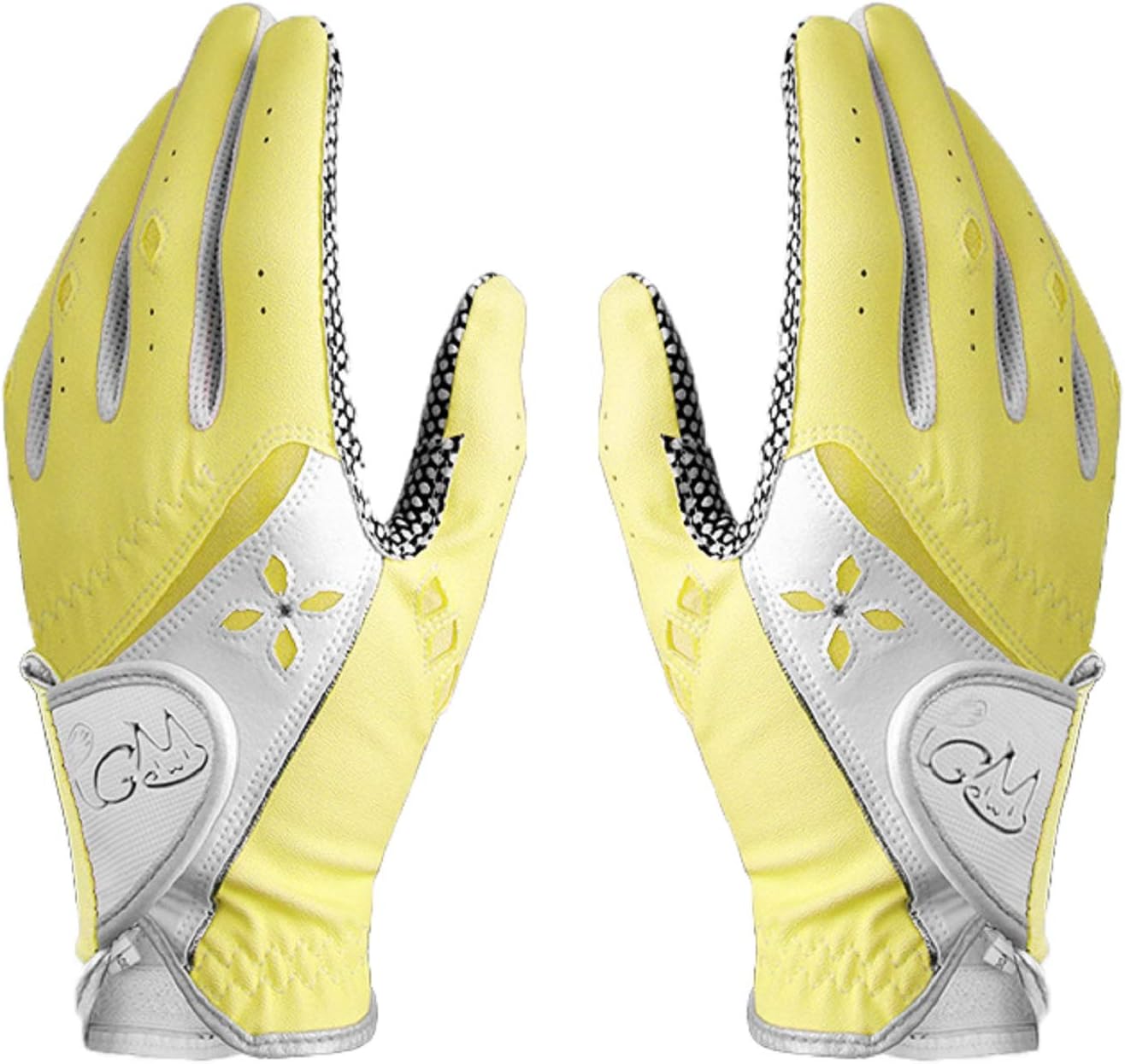 PGM Women's Golf Glove One Pair, Improved Grip System, Cool and Comfortable