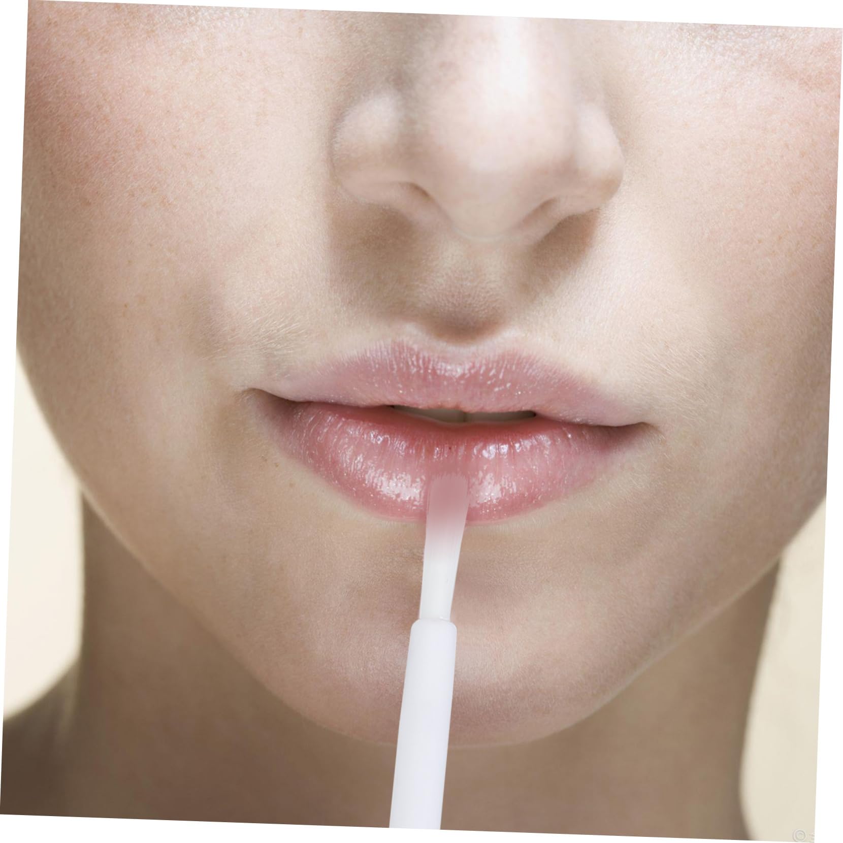 FOMIYES 100pcs Nylon Lip Brush Lip Gloss Applicator Lipstick Gloss Wands Makeup Lip Brush Makeup Accessories