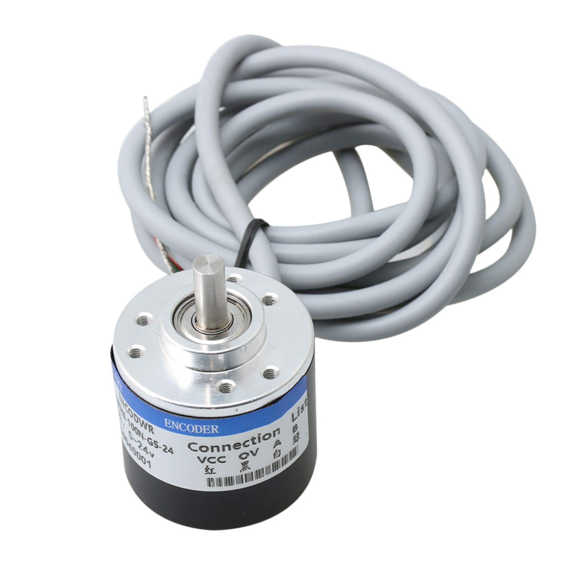 6mm Welle 100P / R Inkrementaler Drehgeber für NPN Open Collector Ausgangstyp