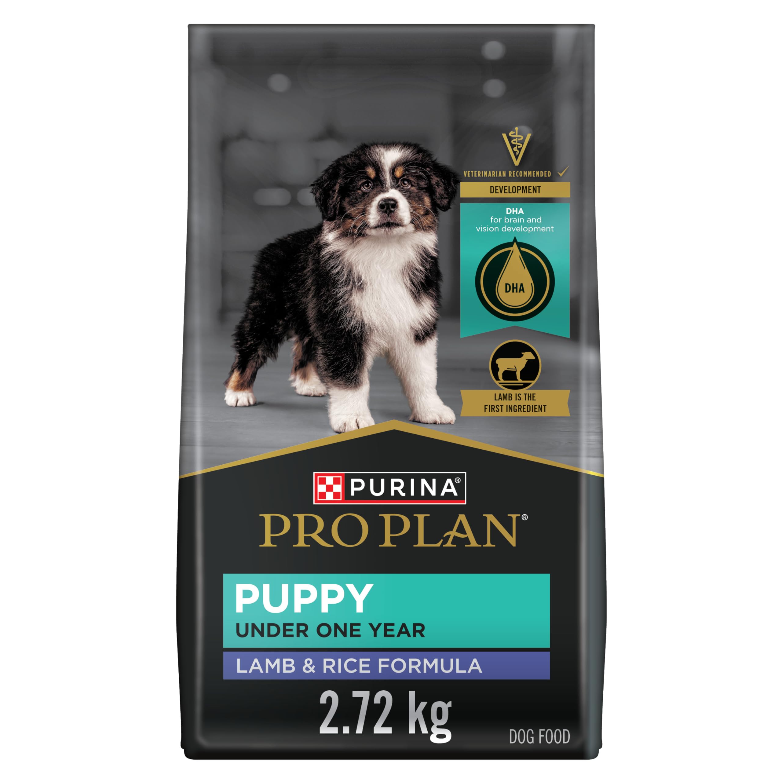 Purina Pro Plan Dry Puppy Food, Lamb & Rice - 2.72 kg Bag : Amazon