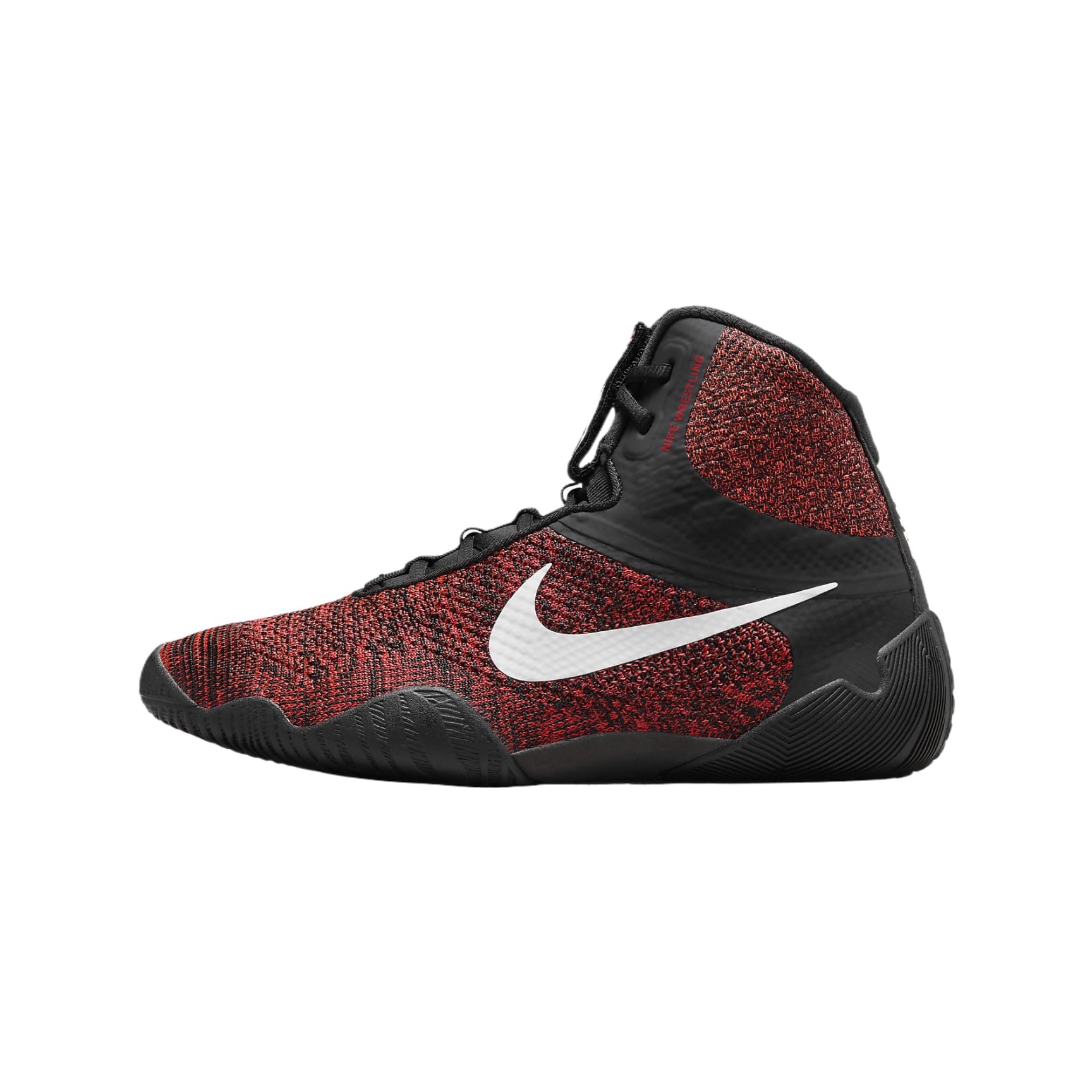 Nike Tawa - Zapatos de lucha libre para hombre (CI2952-016, negro/rojo órbita/carmesí brillante/blanco)