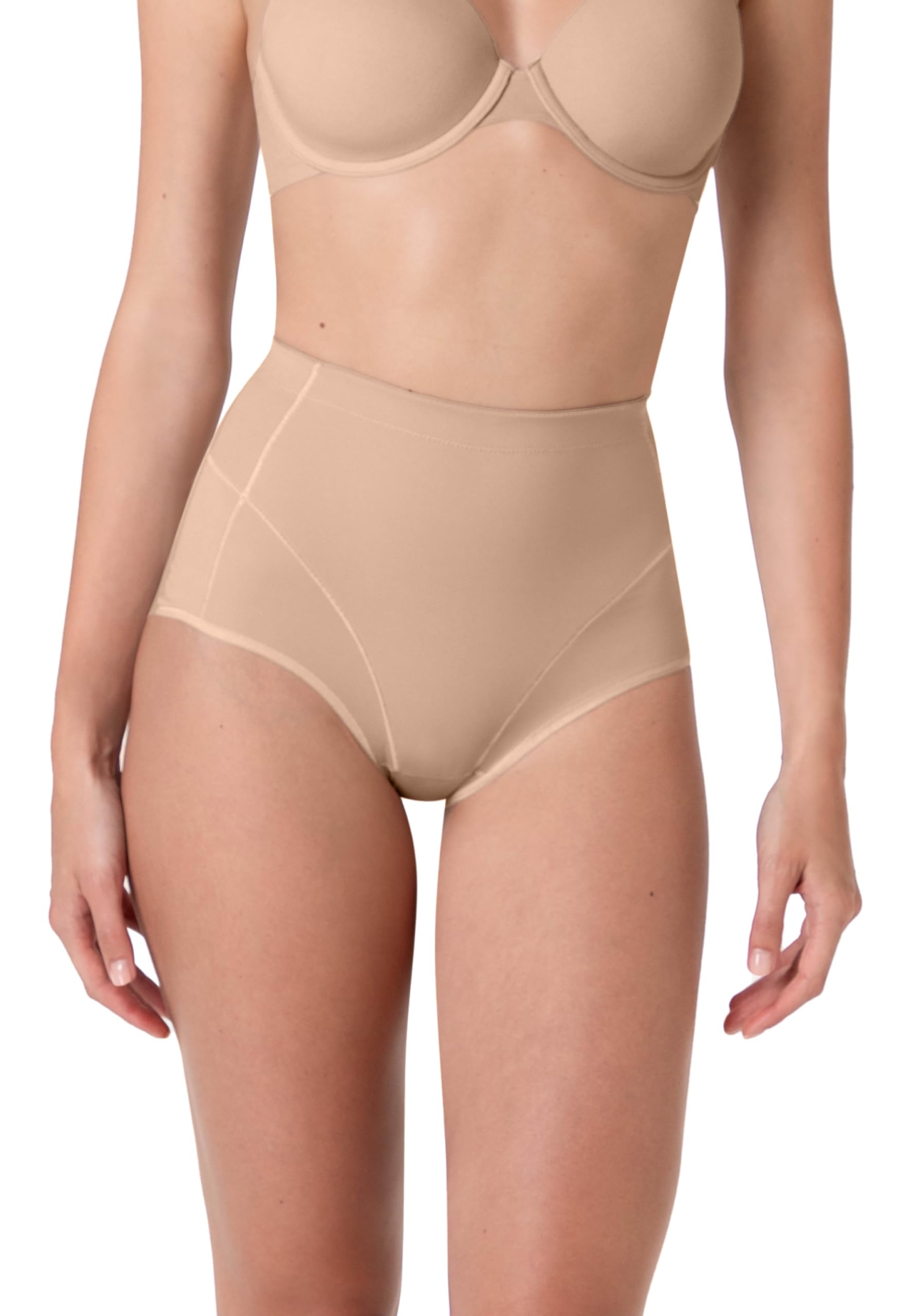 Lovable Guaina Modellante Midi | Shapewear Alta Modellazione Invisibile sotto I Vestiti |Intimo Contenitivo Sculpt Shaping Donna Guaina Modellante Donna (Pacco da 1)