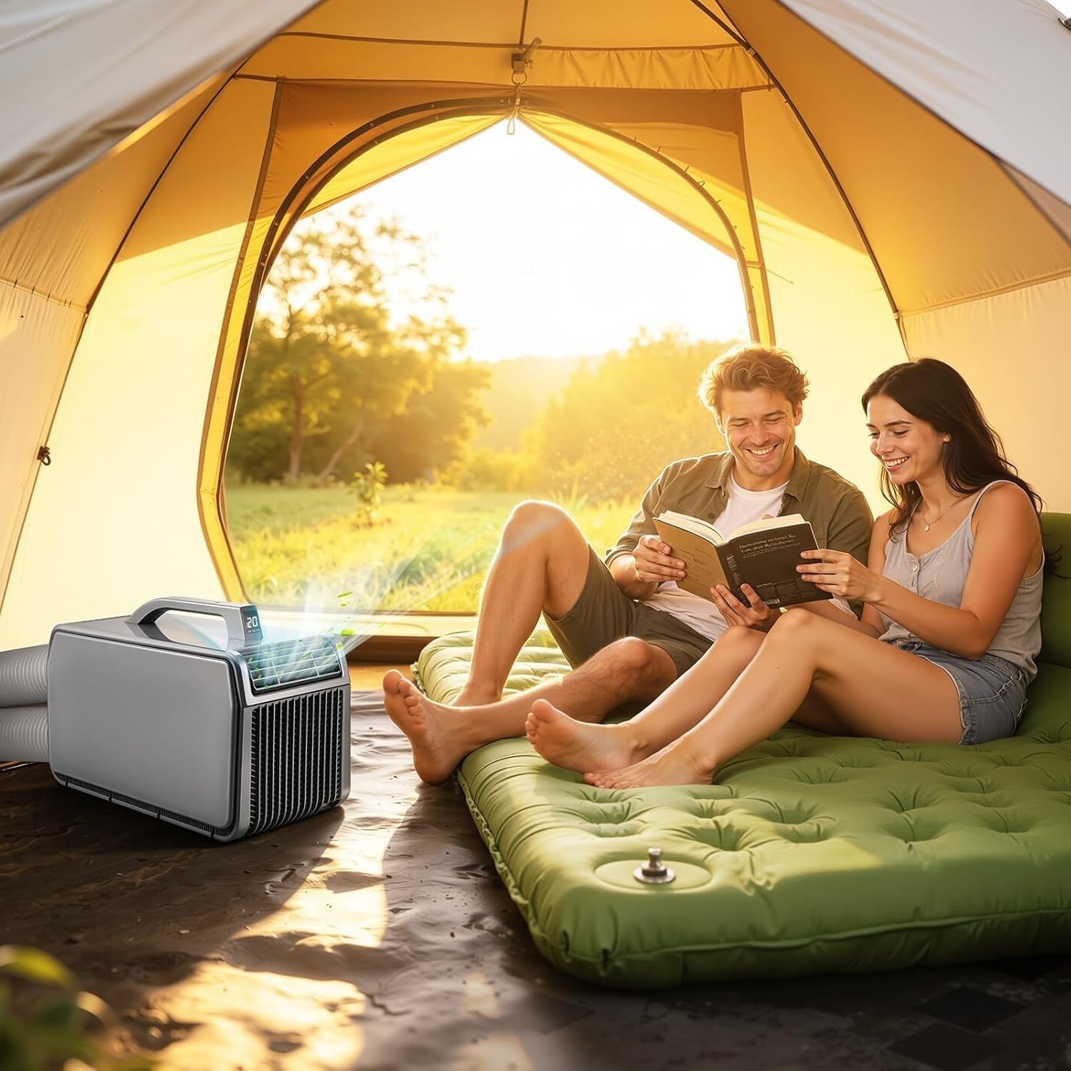 Jintvo One Color Camper Van Air Conditioner, For Indoor & Outdoor Use