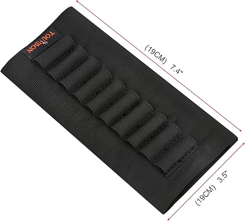 Miniatura 3 de Tourbon Funda elástica de munición para escopeta de escopeta con soporte para cartucho de rifle de culata para 30-06,45-70,.223,.308,30 1.209 in,