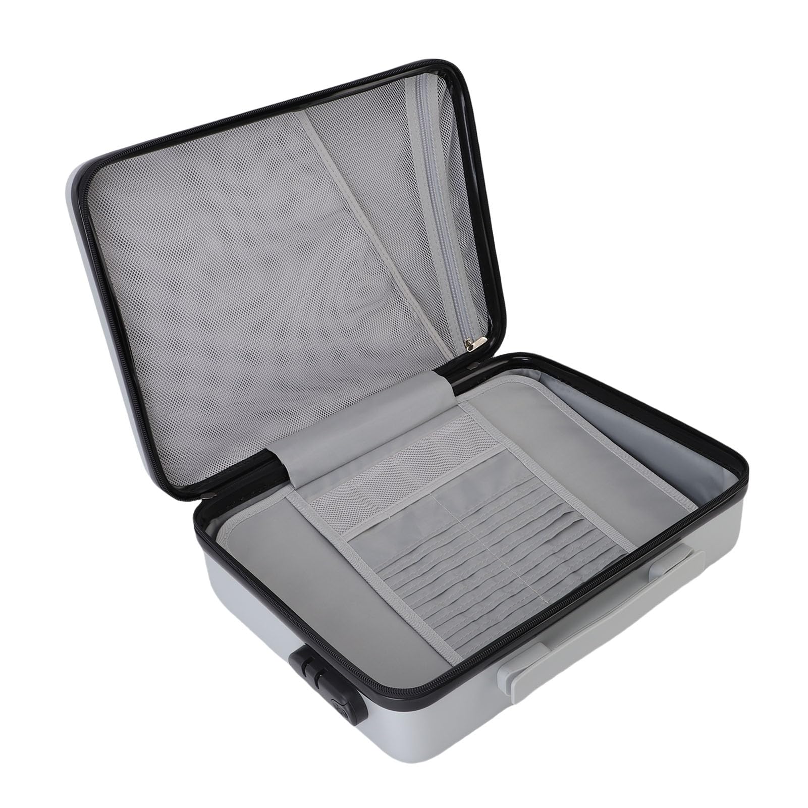 SIXRUN Custodia Portadocumenti Ignifuga Custodia Rigida in PVC con Serratura a Combinazione a 3 Cifre Resistente all'acqua Antiurto 16,1 X 11,8 X 5,1 Pollici per Viaggi, Casa, Ufficio