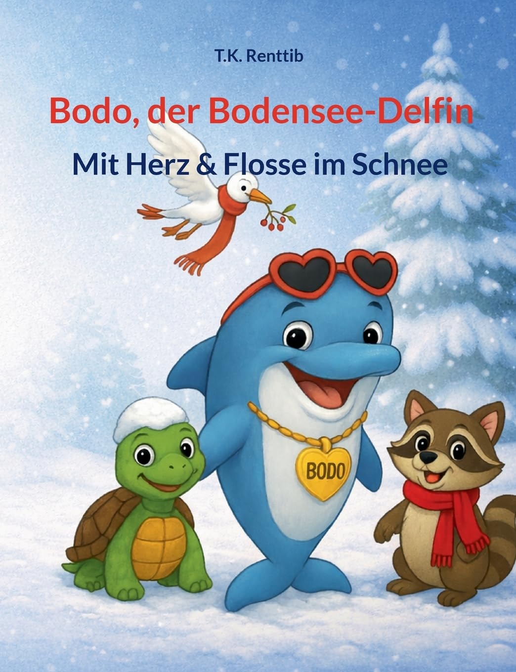 Bodo, der Bodensee-Delfin: Mit Herz & Flosse im Schnee