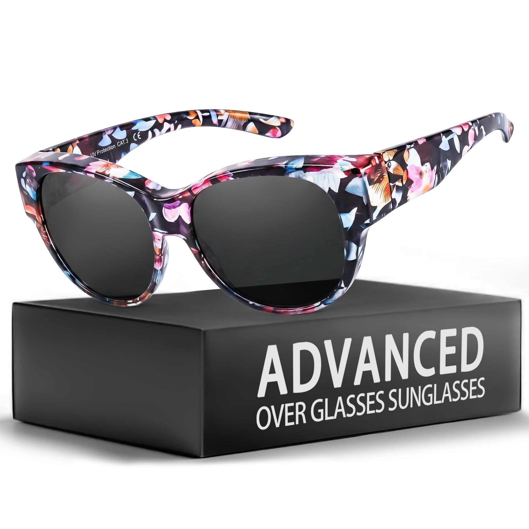 Myiaur Polarized Fit Over Glasses Sunglasses