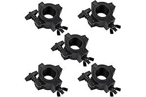Durable CZGOR Stage Light Clamp 5 Pack for Hassle-Free Lighting Management