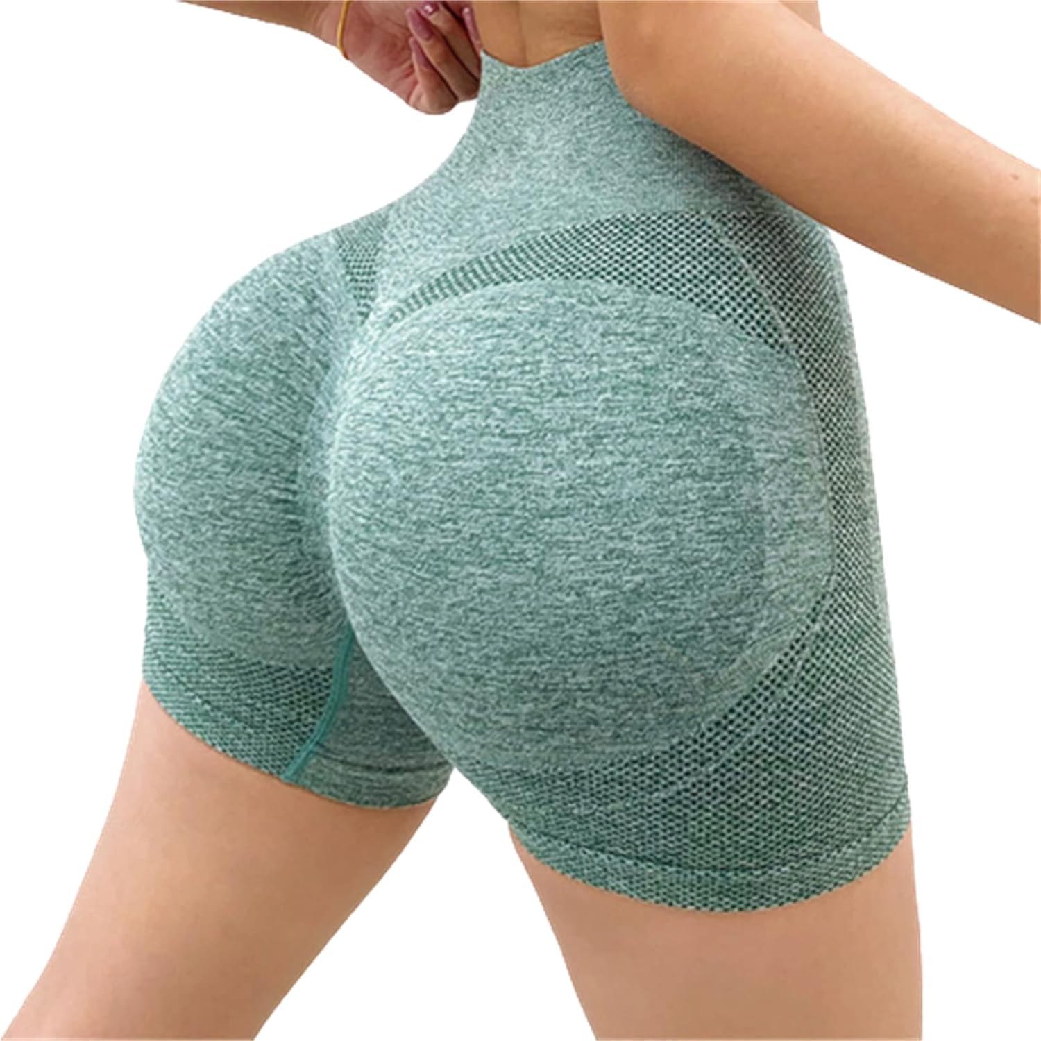 Shorts Fisoew Feminino Com Ligas - Glitter E Cintura Alta Para Academia
