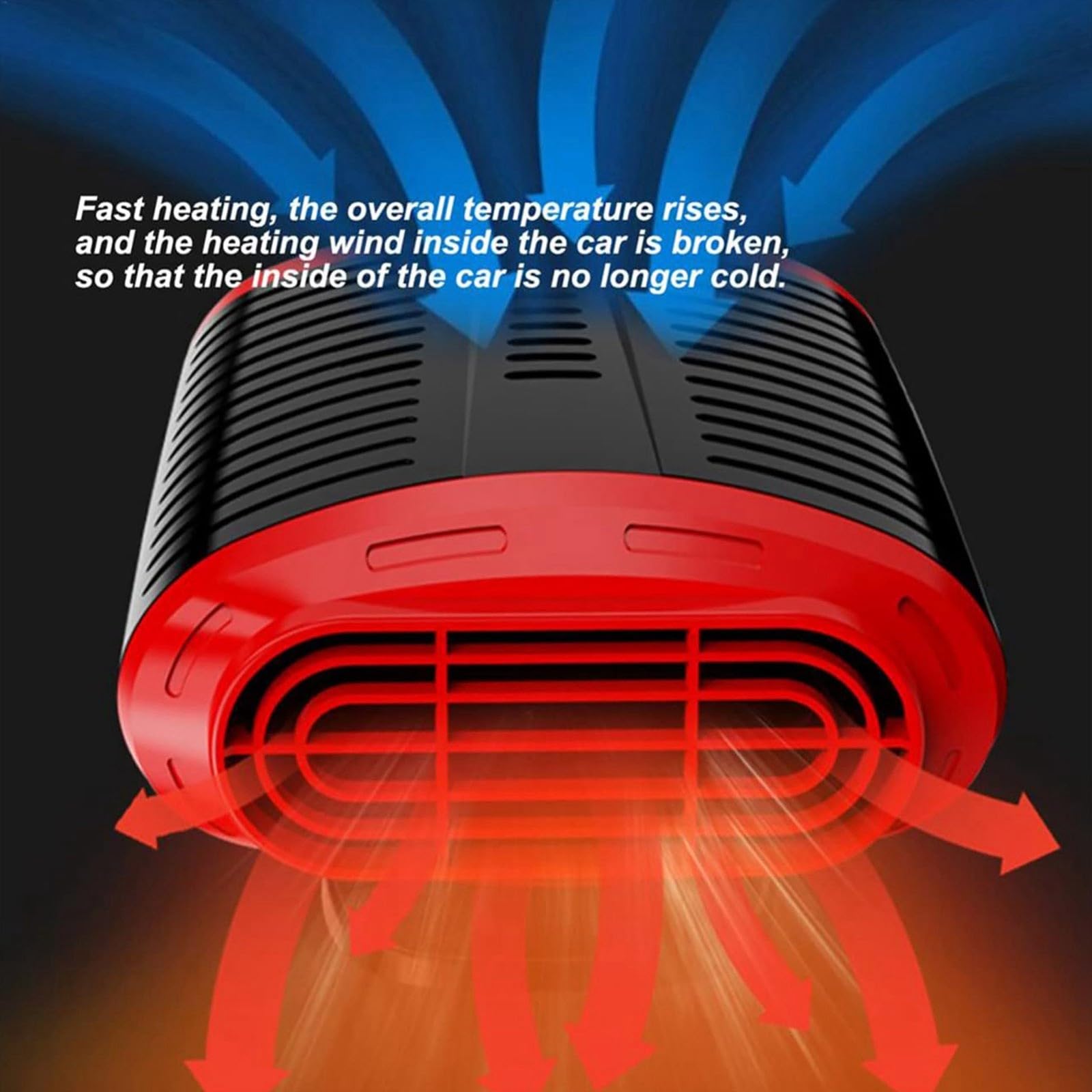 Snapklik.com : 12V Car Heater - 2 In 1 Portable Windshield Defogger And ...