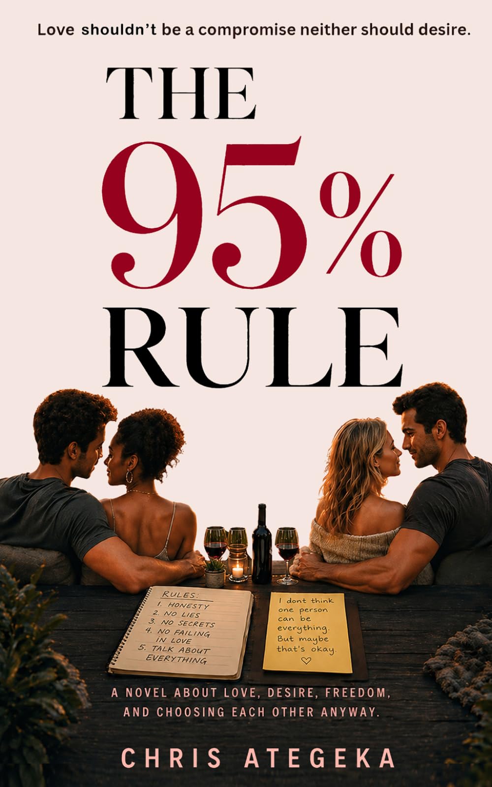 THE 95% RULE: A novel about love desire freedom and choosing each other anyway