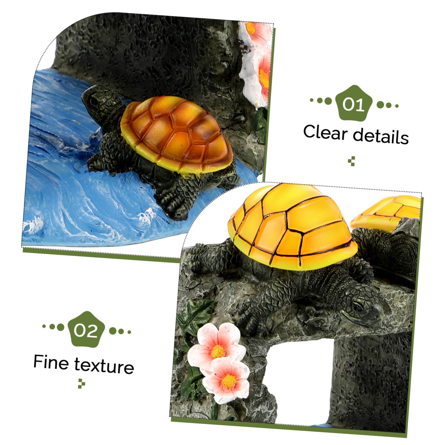 TOYANDONA Schildkröten Statue für Fallrohrverlängerung Kreative Garten Dekoration Installieren Leitet Ab und Sorgt für Fröhliche im Freien für Gartenliebhaber