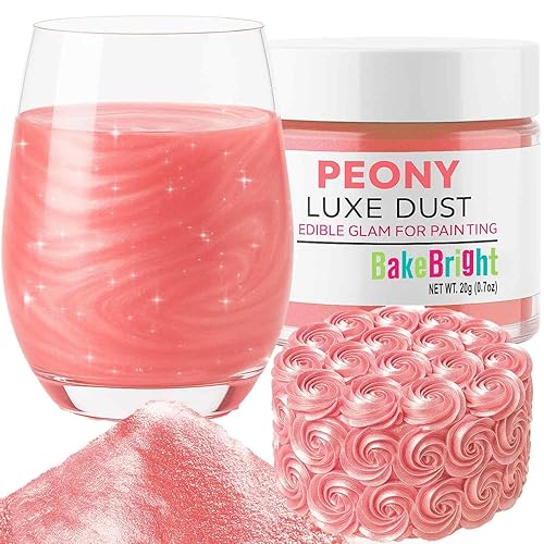 Polvo brillante, polvo de brillo rosa, decoraciones comestibles para pasteles, polvo comestible rosa para bebidas, polvo comestible rosa para