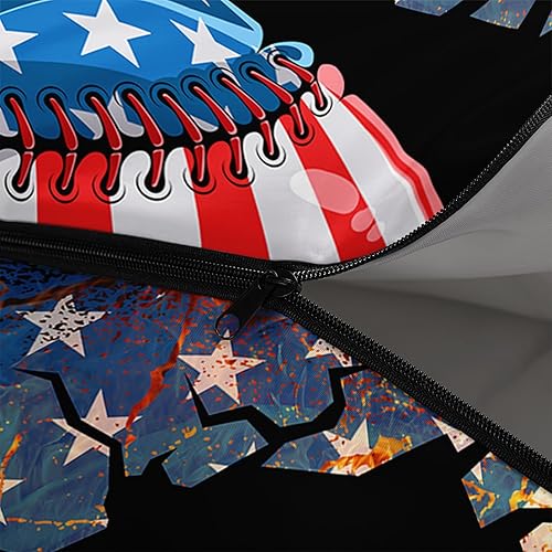 Miniatura 6 de BSNTHO Saco de dormir para camping, 3 estaciones, clima cálido y fresco, ligero, saco de dormir impermeable para adultos y niños, viajes y al aire