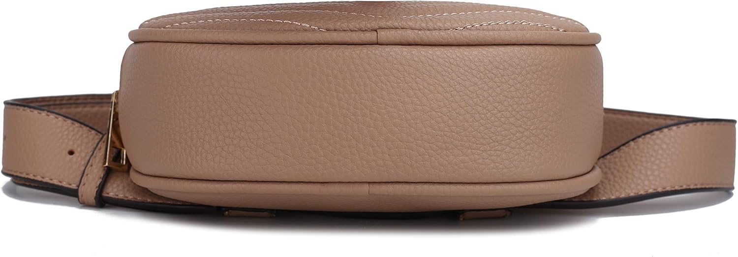 Mia K. Collection Fatima Women's Fanny Pack Quilted Chevron Women’s Belt Waist & Cell Phone Multi use Bag