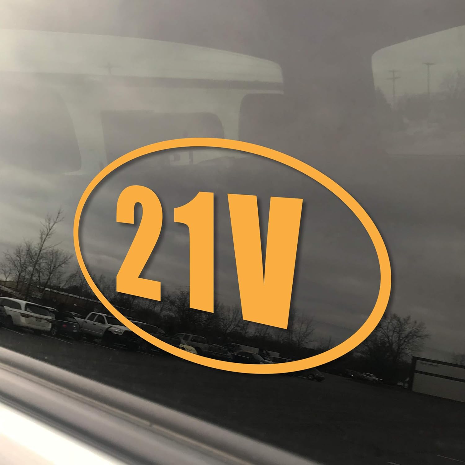 Oval MOS 21V Concrete Asphalt Equipment Operator Window Decal. Free Lifetime Replacement. 3" x 5" Heavy Duty Die Cut Vinyl Veteran Bumper Sticker. (Black, 50)