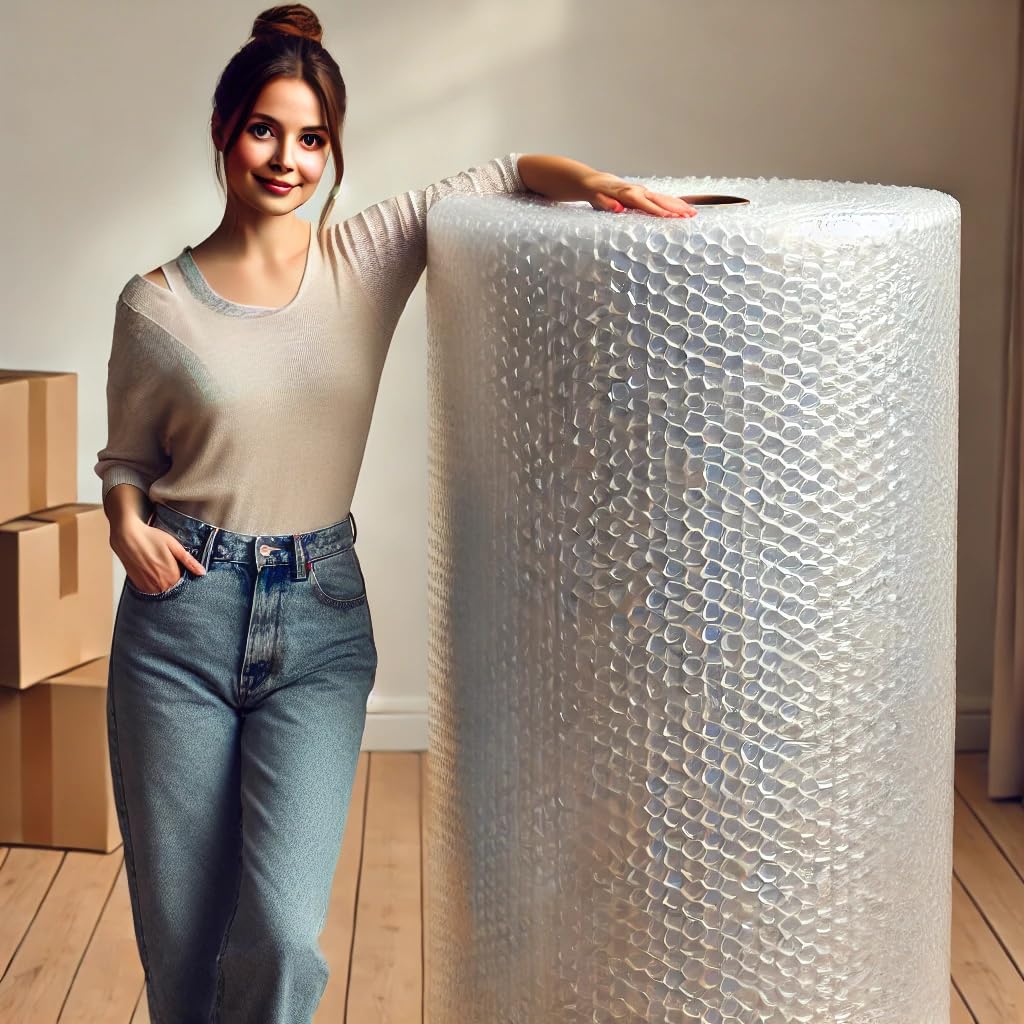Large Air Bubble Wrap for Picking, Packing Bubble Rolls, Wrapping and Moving with Large Air Bubbles (2 x 750mm x 50m) โ image 1