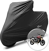 Neodrift 'NeoMax' Bike Cover for Triumph Speed 400 (All-Weather Motorcycle Protection, Water & UV Resistant, Dustproof, Windproof) (Color-Black)