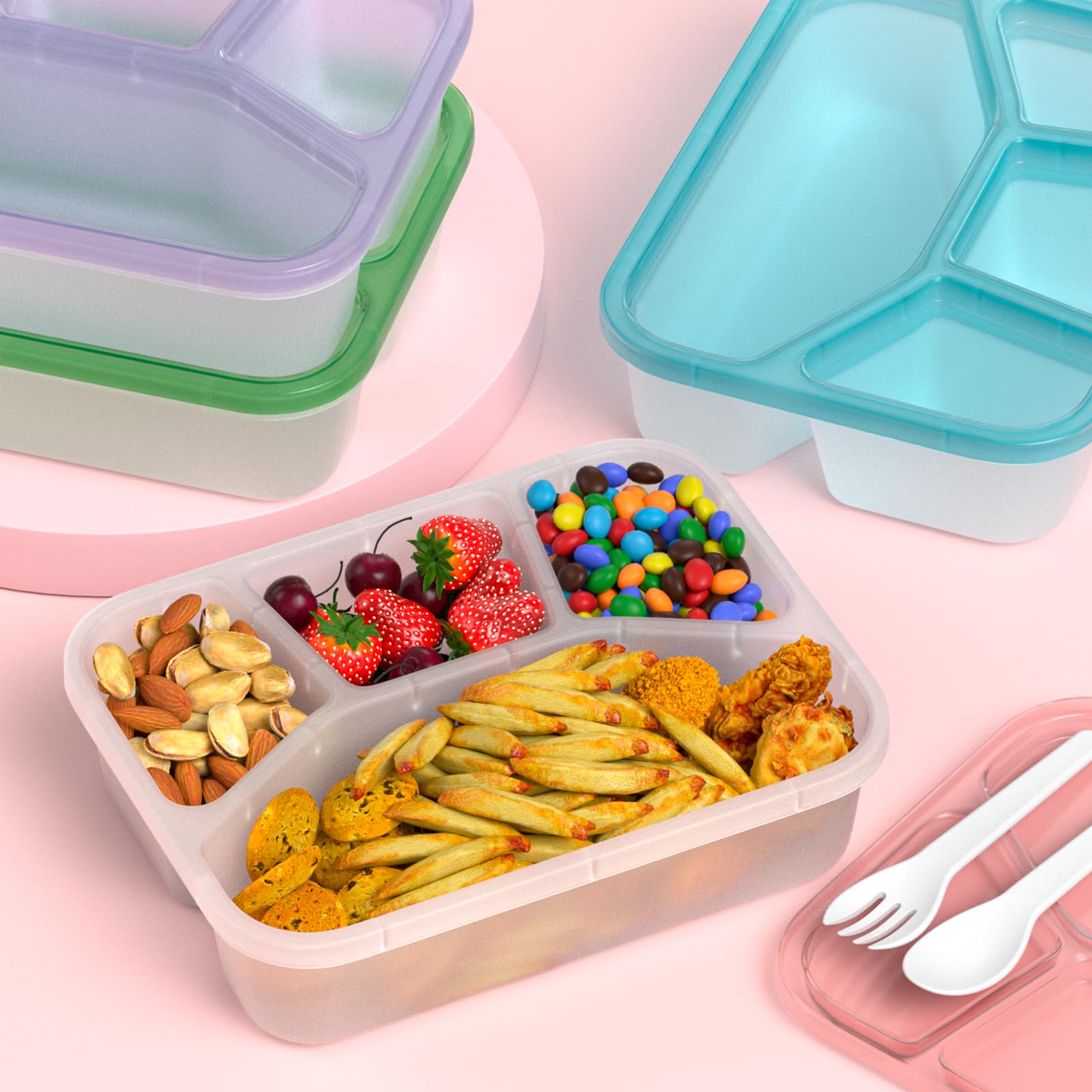 Amazon.co.jp: XGXN 弁当箱 大人用ランチボックス (4パック) 4