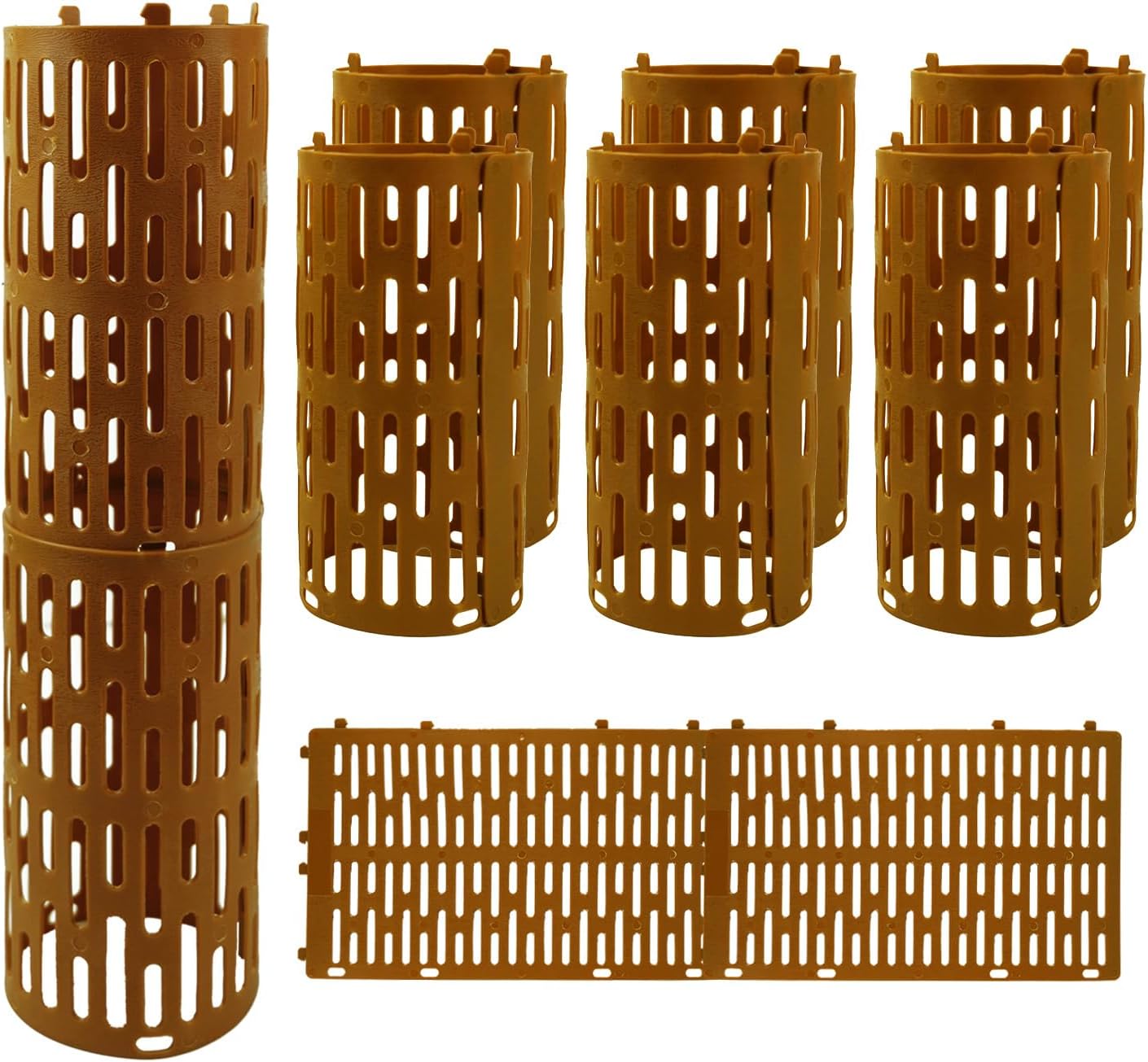 Amazon.com : Hugeleaf 10 Packs Tree Protectors, Flexible Expandable ...