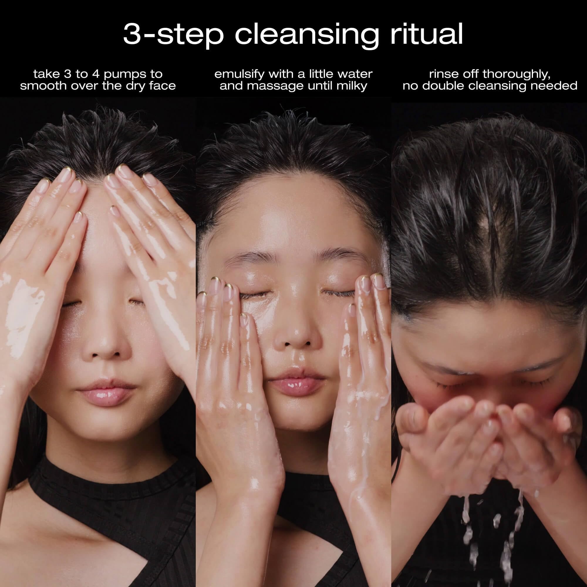 shu uemura Brightoil Skin Barrier Protecting Radiance Boosting Cleansing Oil, Gentle Makeup Remover and Facial Cleanser for All Skin Types
