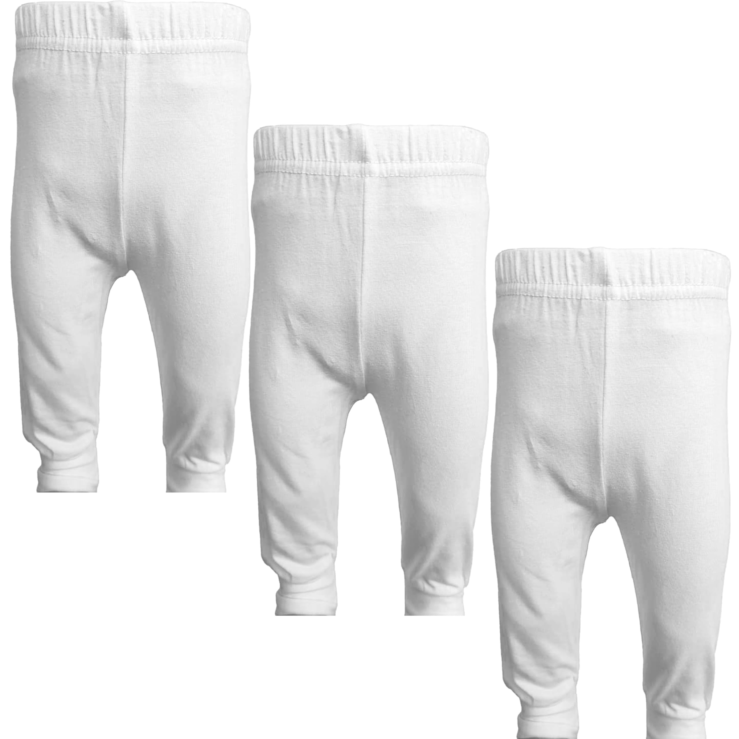 123 Bear Baby Pants, Cotton Spandex Leggings, Boy Girl Unisex