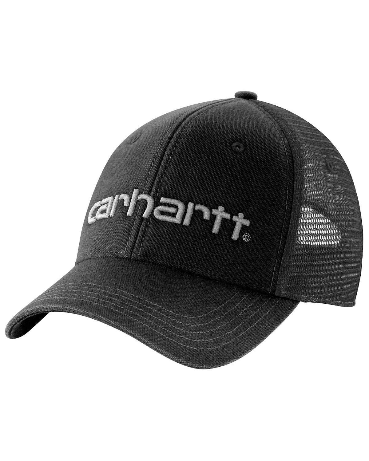 Men's Canvas Mesh-Back Logo Graphic Cap