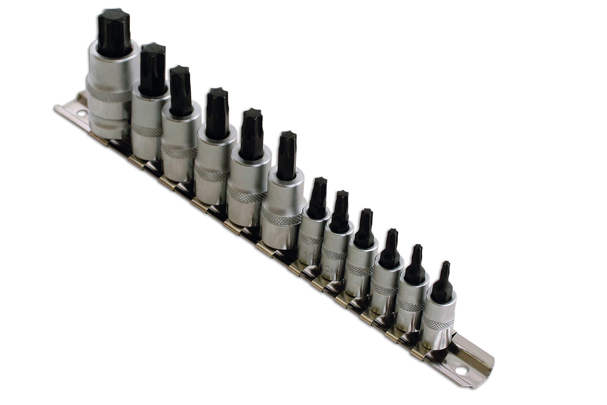 Laser 2196 zestaw bitów w kształcie gwiazdki 1/4" 3/8" i 1/2" d 12 szt