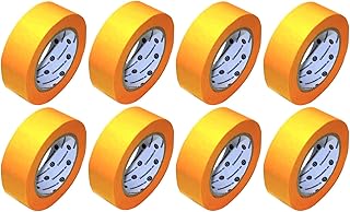 8x Rollen | 38mm x 50m | Goldband (soft) | Maler Abdeckband | klebemeister.eu…