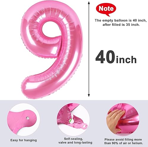 Vista 735 de Globos de números 0 de 40 pulgadas, globos negros de números para números 10, 20, 30, 40, 50, 60, 70, 80, 90, 100, globos de números 10, 20, 30, 40