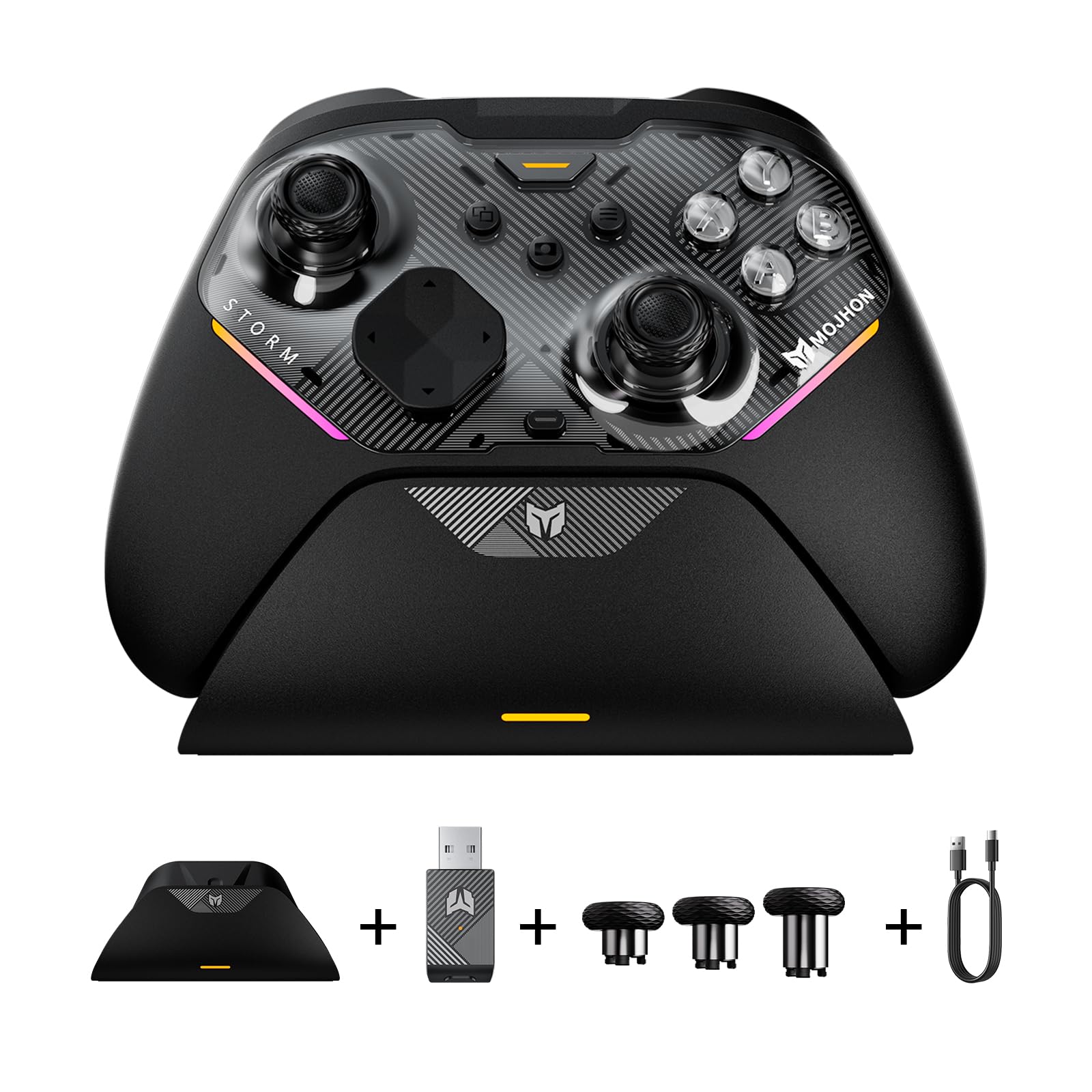 BIGBIG WON Storm(Gale2) Wireless PC Controller, Bluetooth Gaming Controller 2000Hz Pollin…