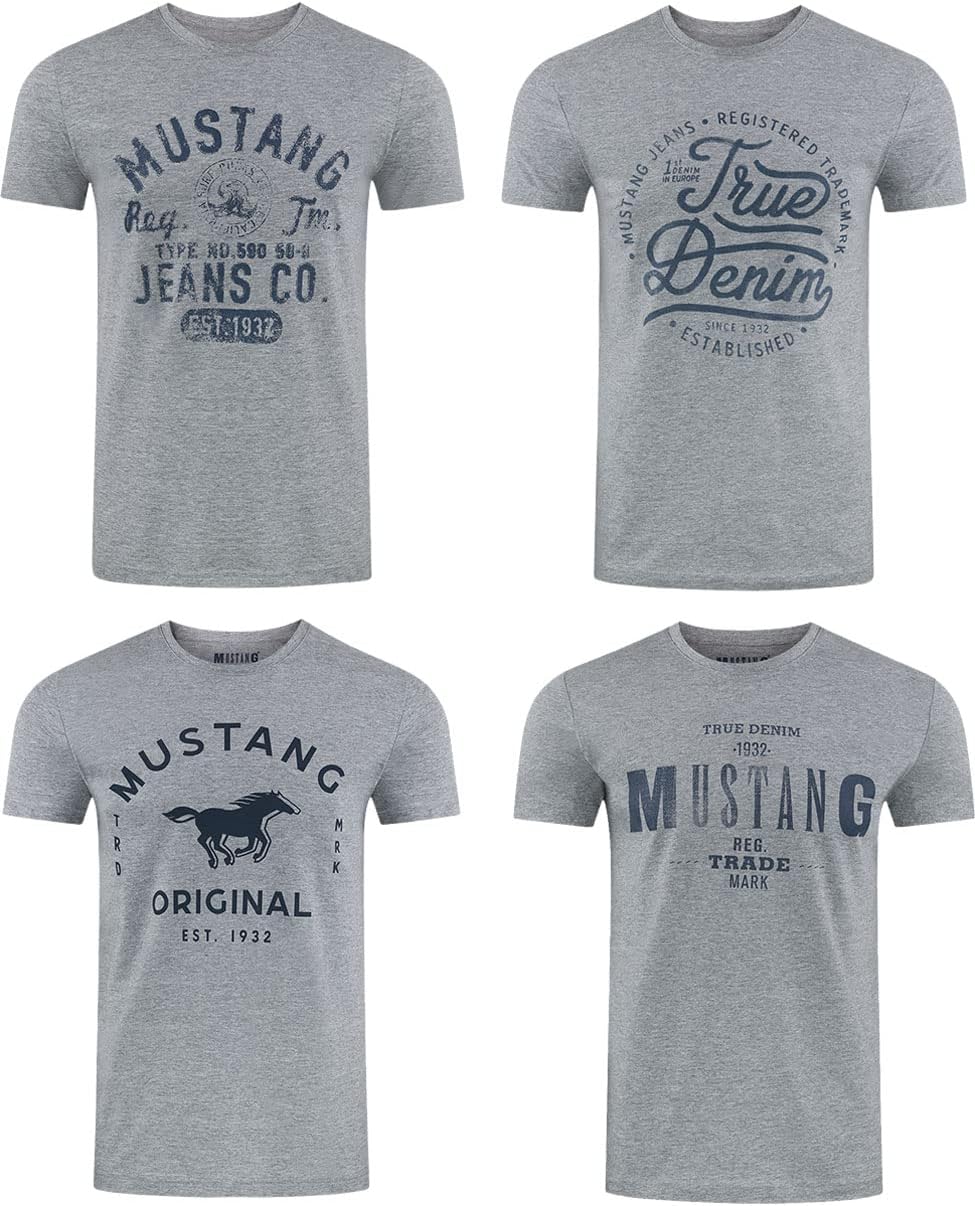 MUSTANG Męski t-shirt Alex C Print